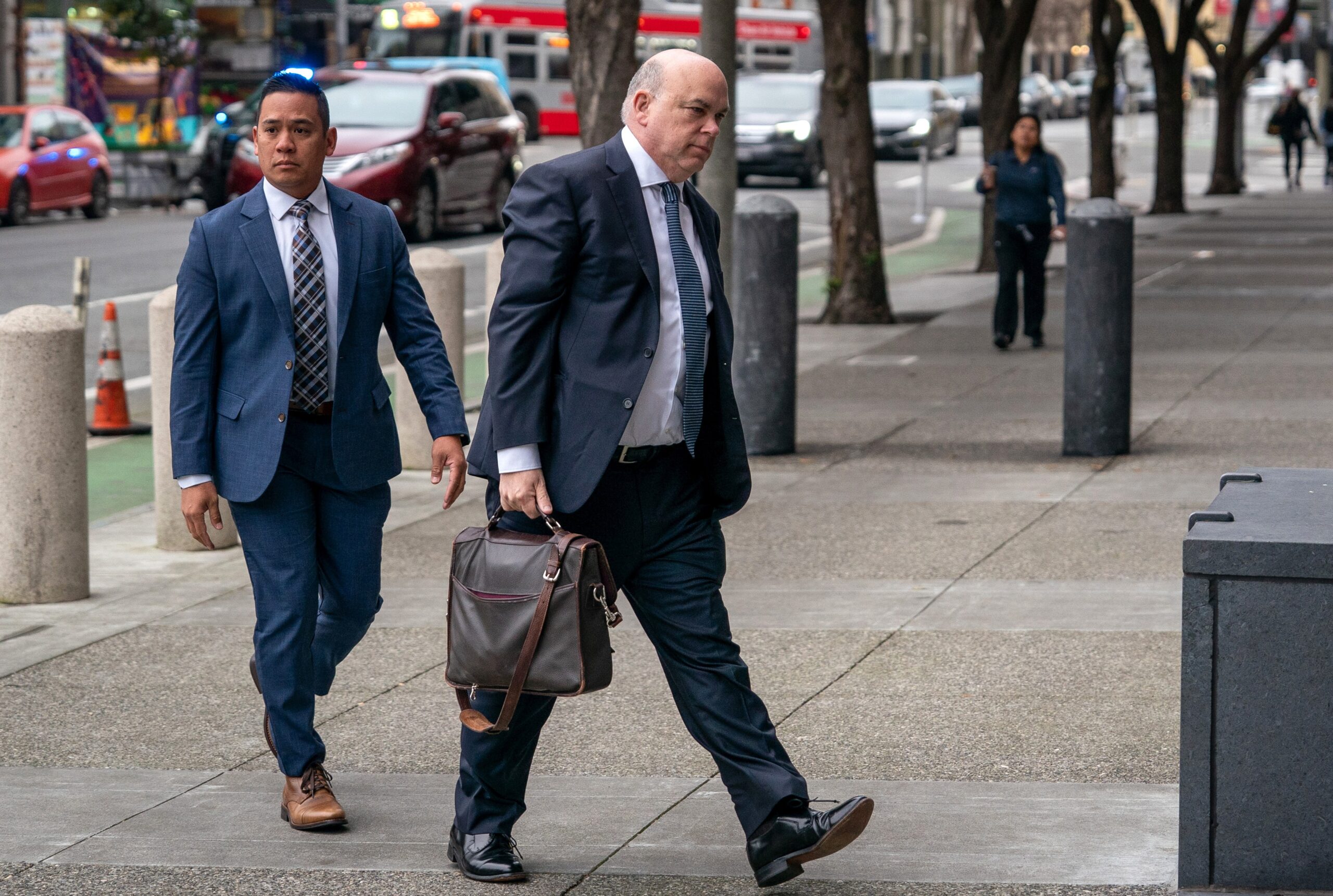 Lynch arrives at the federal courthouse in San Francisco to face fraud charges on March 18